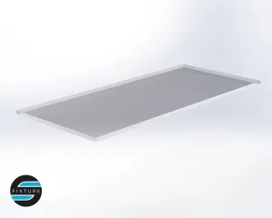 Acrylic Replacement Shelf for Ikea Cabinet - Detolf - 5"x15"x0.25"