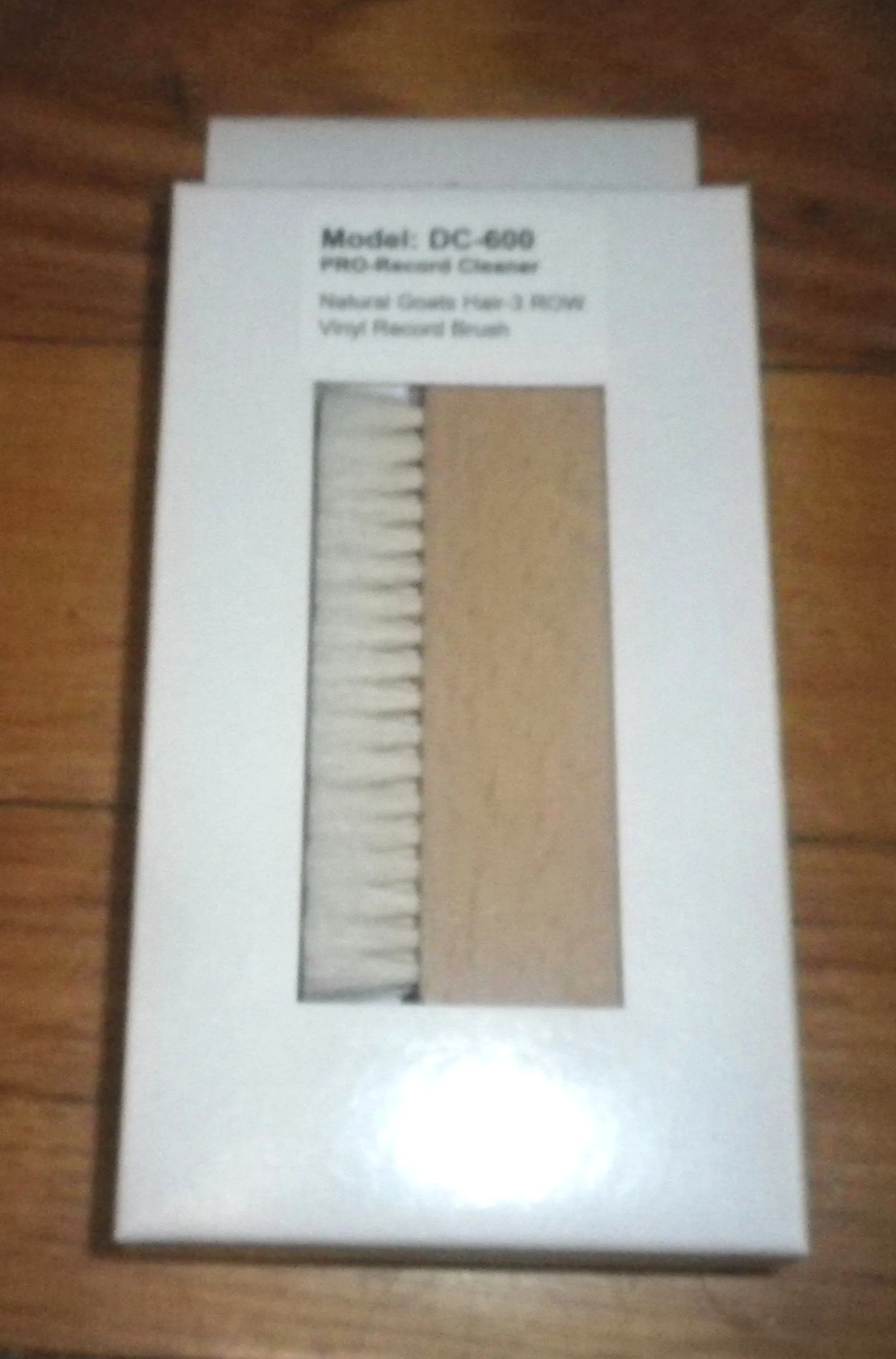 Antistatic Goats Hair Vinyl Record Cleaning Brush - Part # DC-600