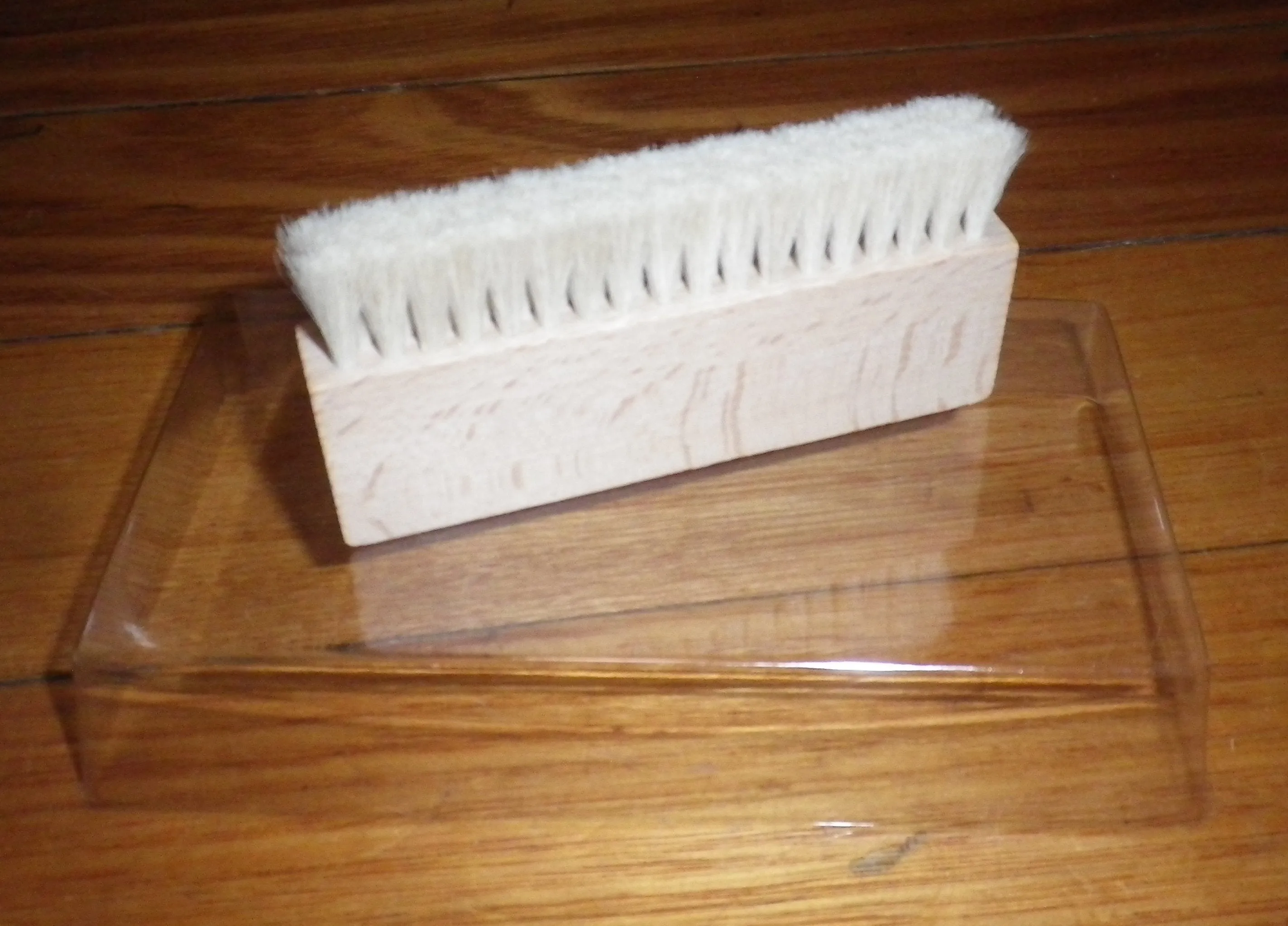Antistatic Goats Hair Vinyl Record Cleaning Brush - Part # DC-600