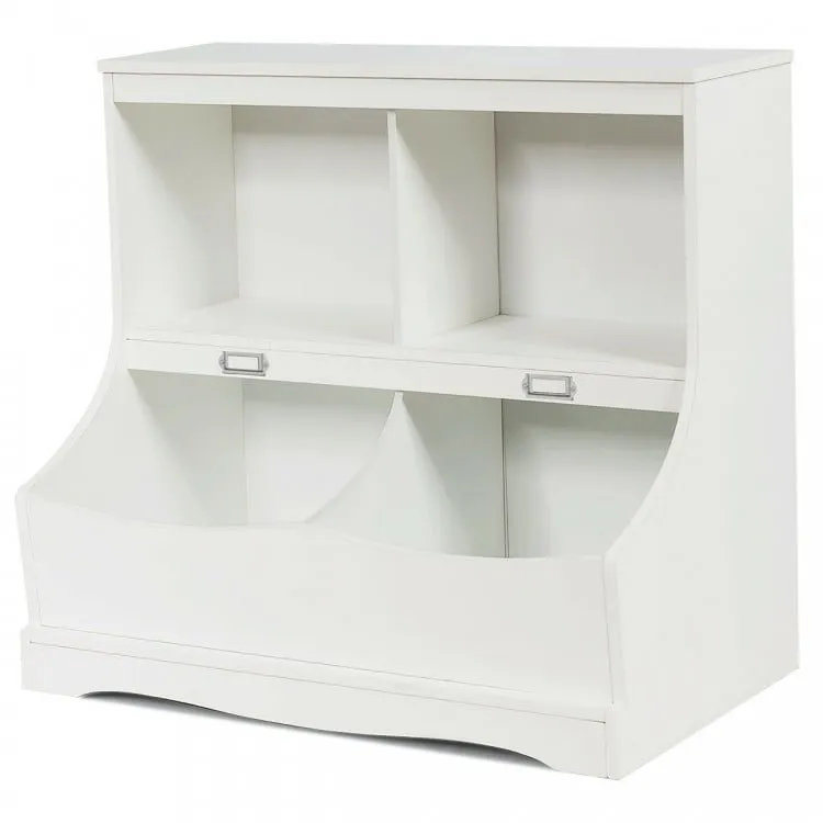 Bookcase   Toy Organizer - White