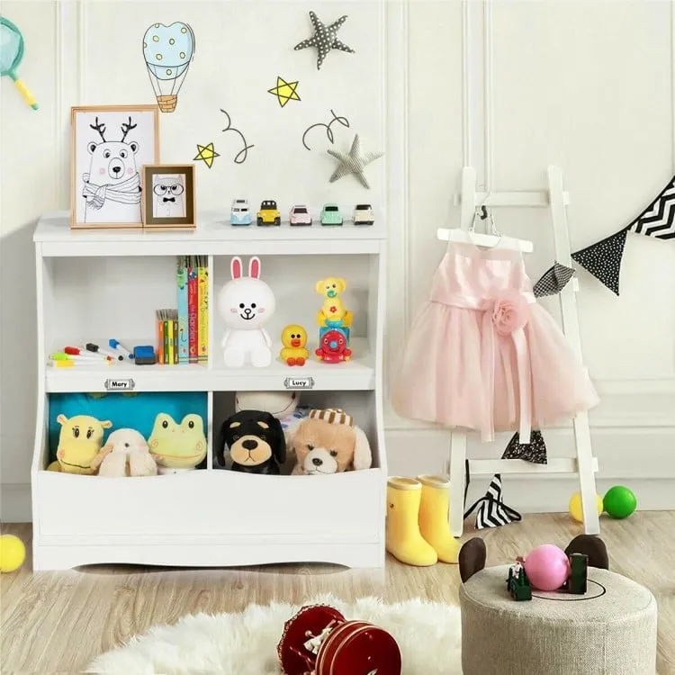 Bookcase   Toy Organizer - White