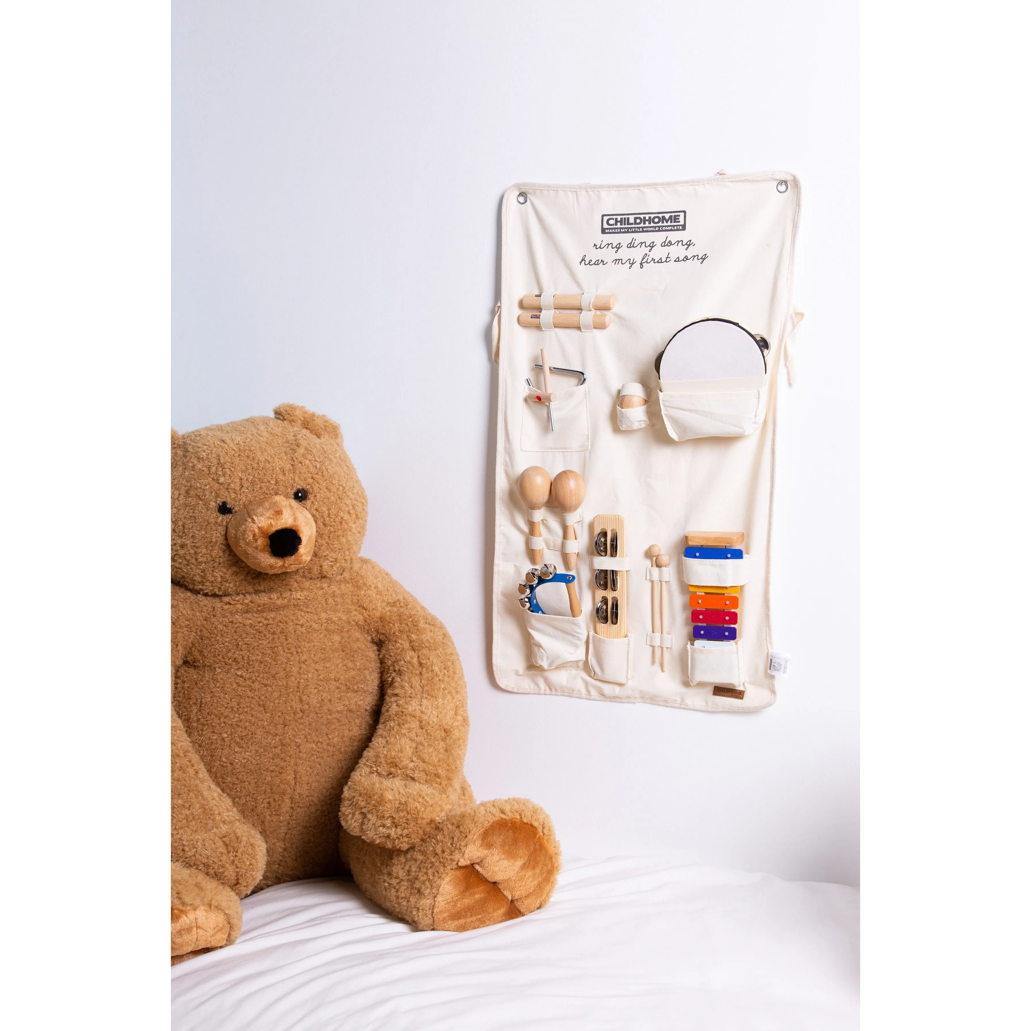Childhome Music Set of 8 Instruments   Foladable Organiser Canvas