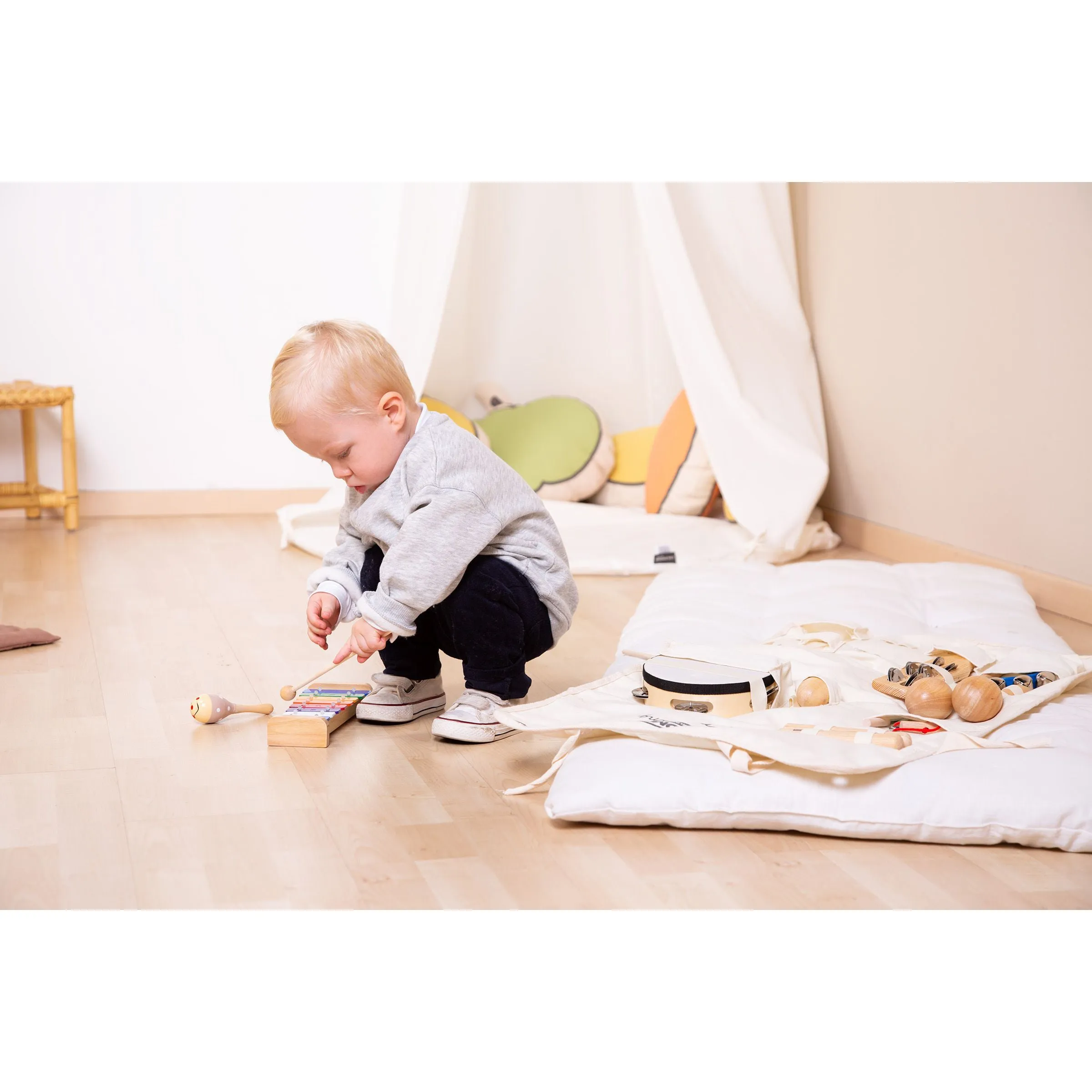 Childhome Music Set of 8 Instruments   Foladable Organiser Canvas