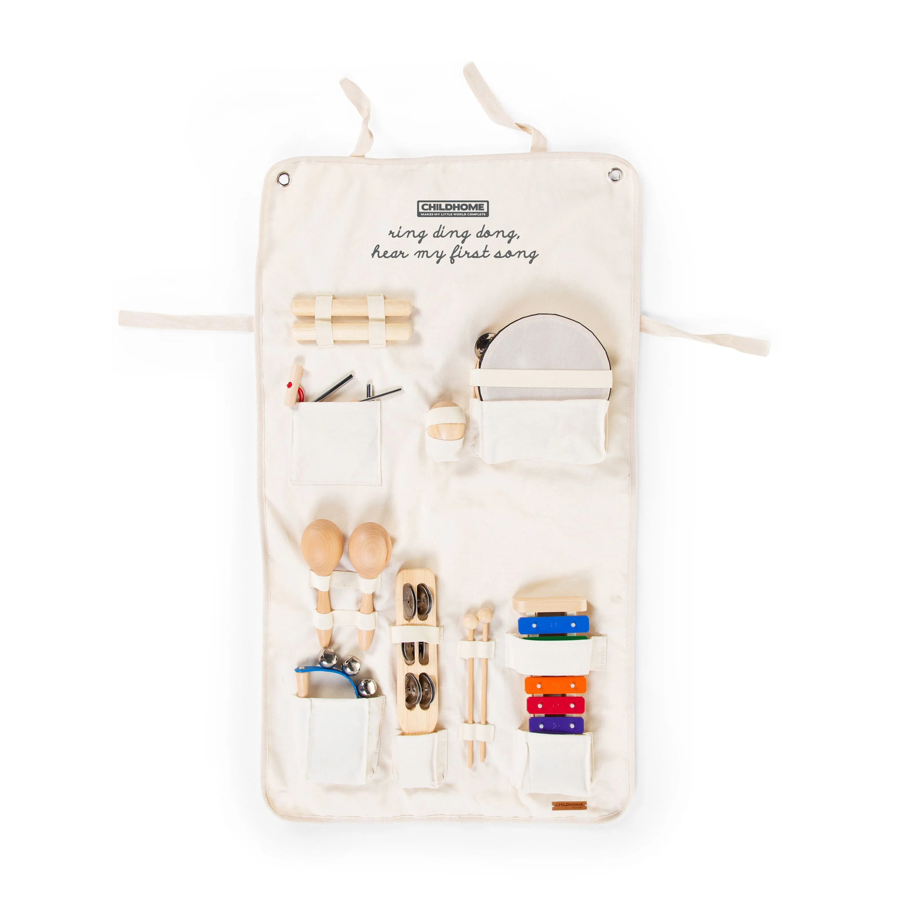 Childhome Music Set of 8 Instruments   Foladable Organiser Canvas