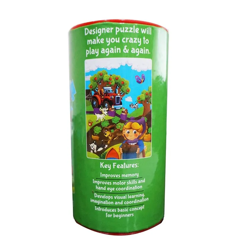 Farm Theme Jigsaw Puzzle Game for Kids Multicolor (40 Pieces)