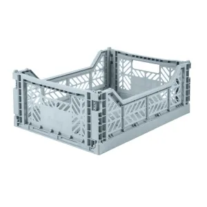 Folding Crate - Medium - Pale Blue