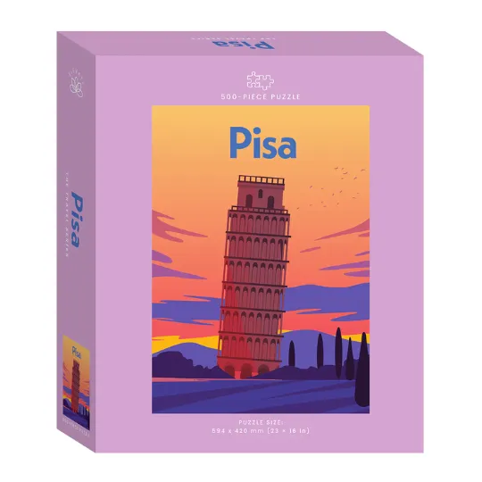 Hinkler Travel Poster 500pc Jigsaw: Pisa