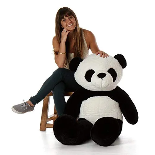 HUG 'n' FEEL SOFT TOYS Panda Teddy Bear 4 Feet Soft Toy | Birthday Gift for Girls Plush & Stuffed Toys