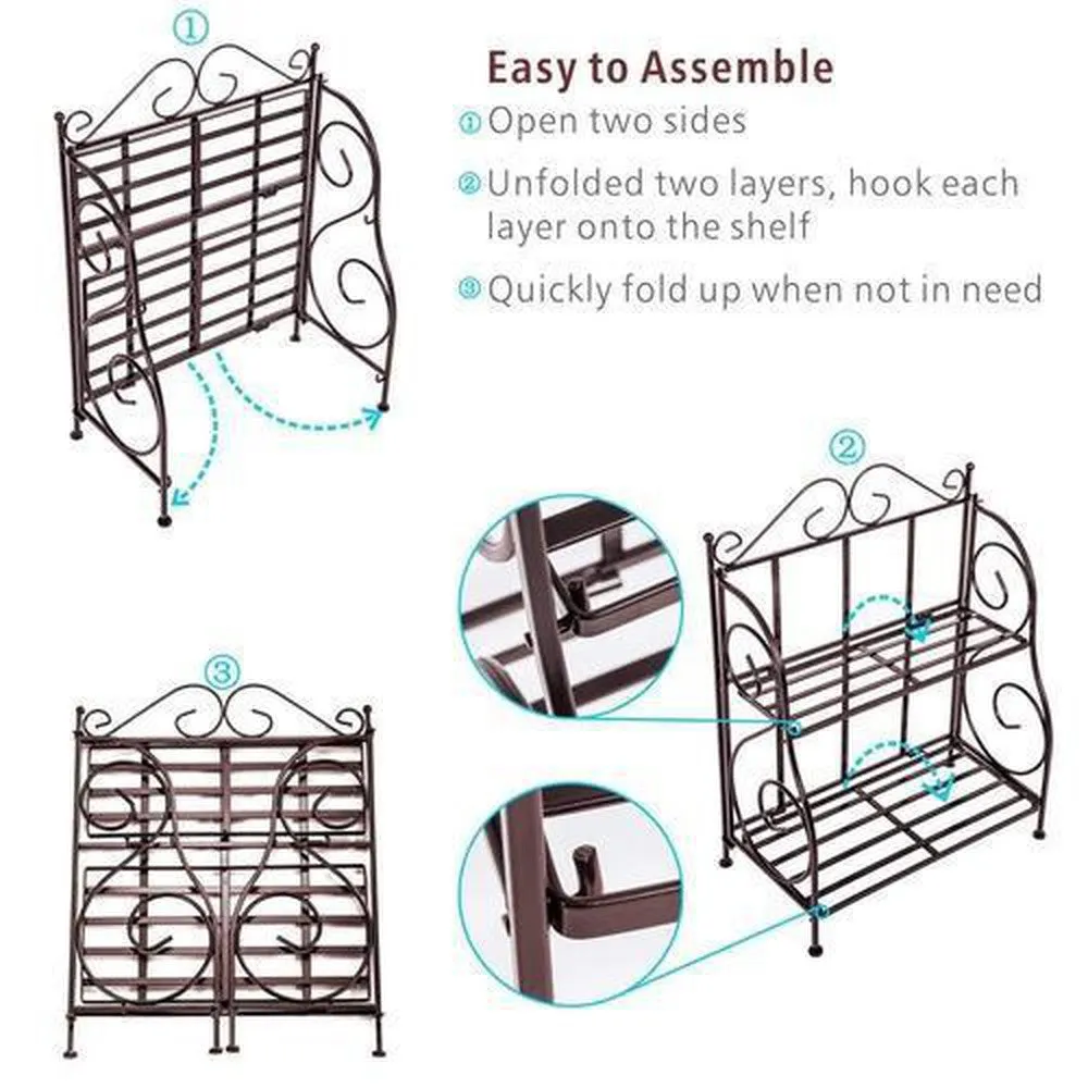 Kitchen Spice Rack (Black)
