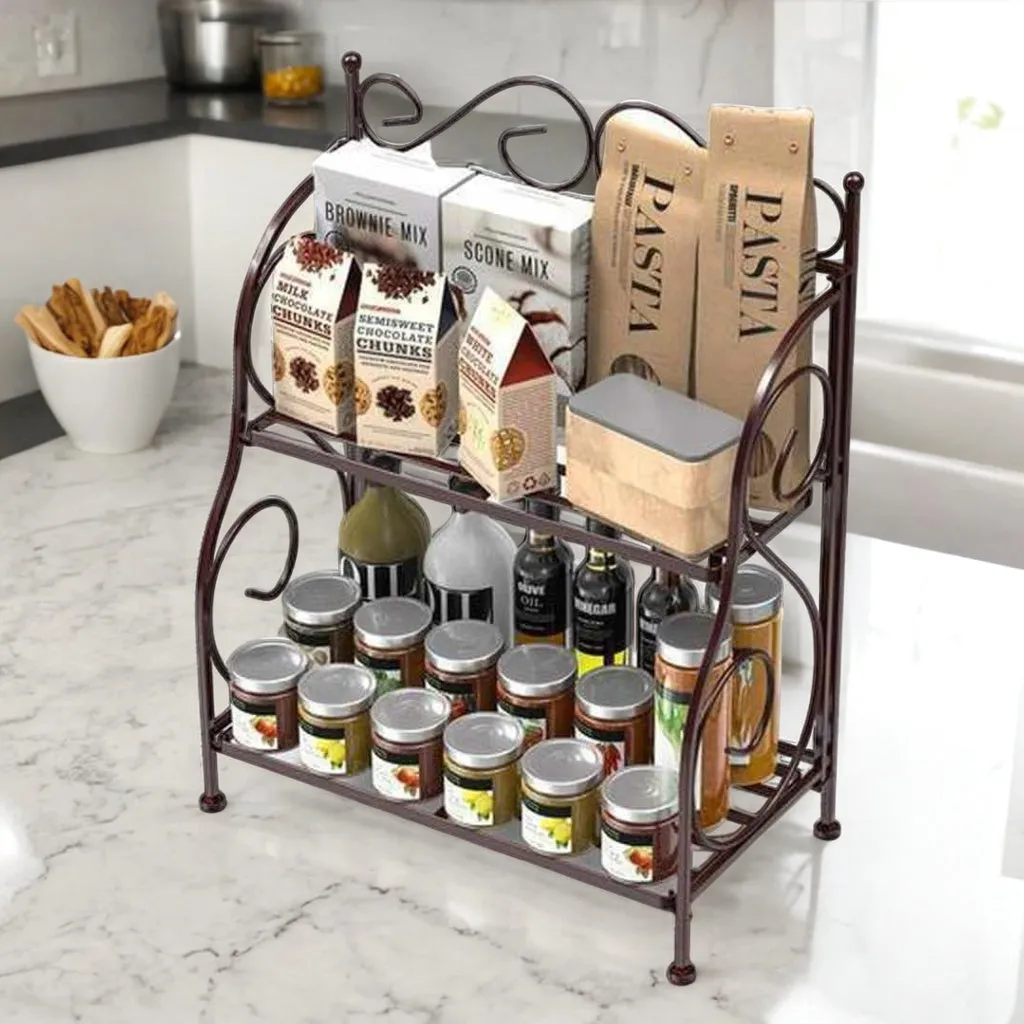 Kitchen Spice Rack (Black)