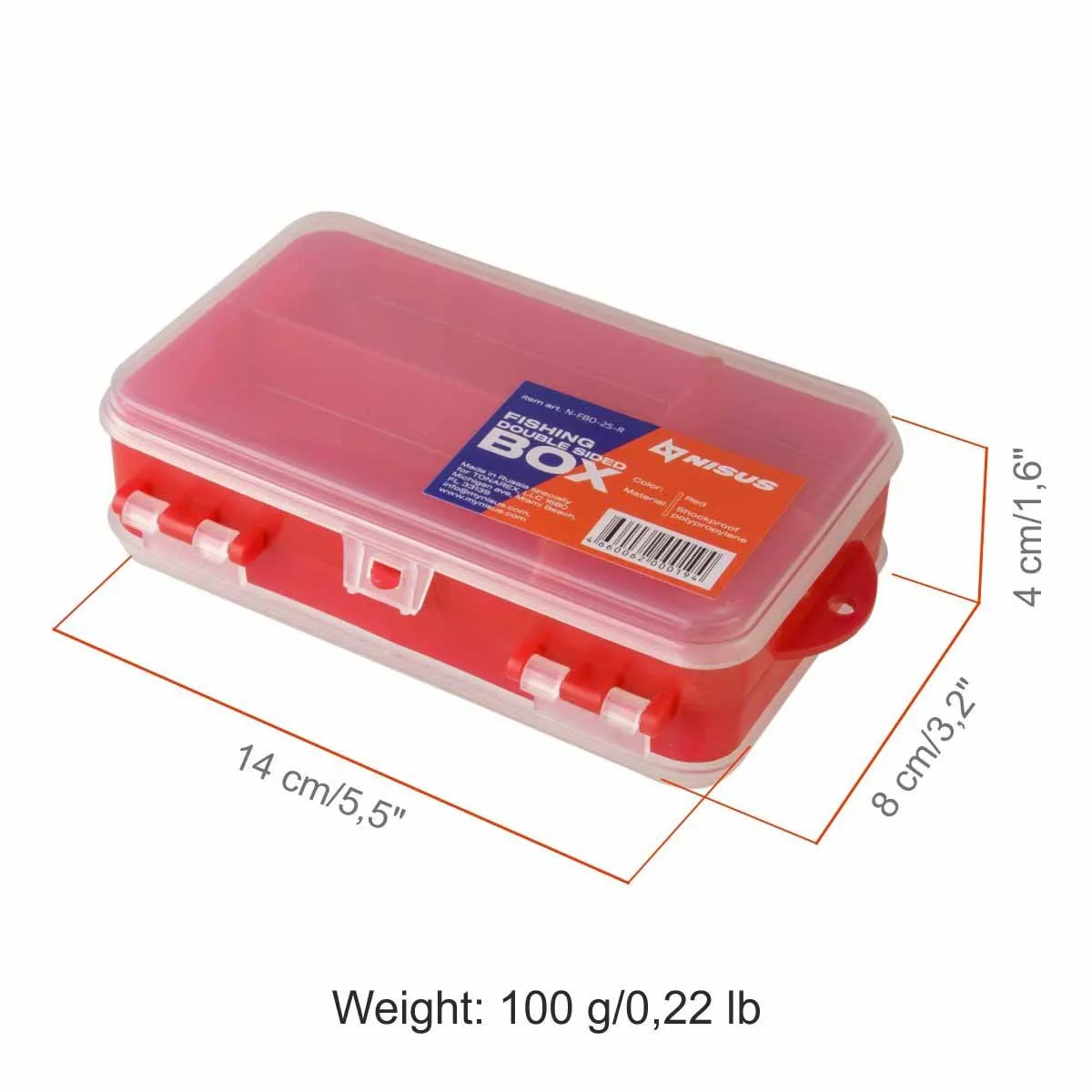 NISUS Fishing Tackle Organizer