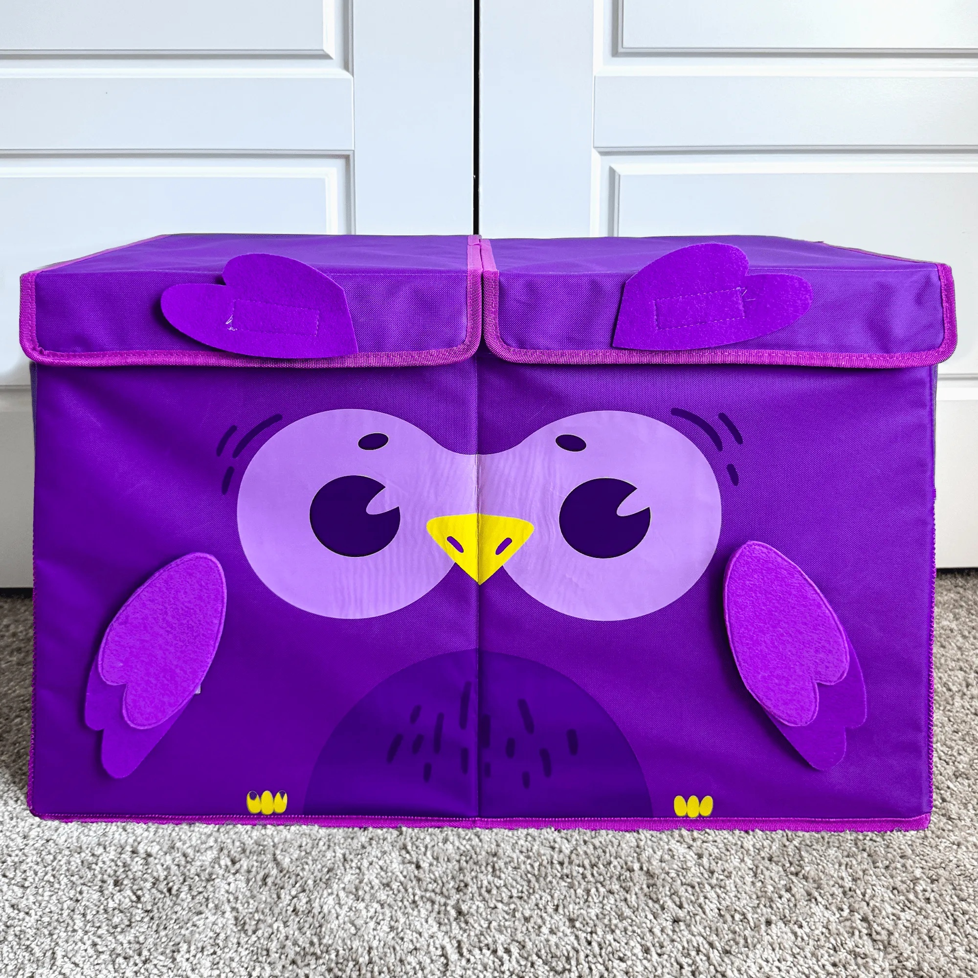 Owl Toy Storage Box for Kids | Toy Chest Organizer