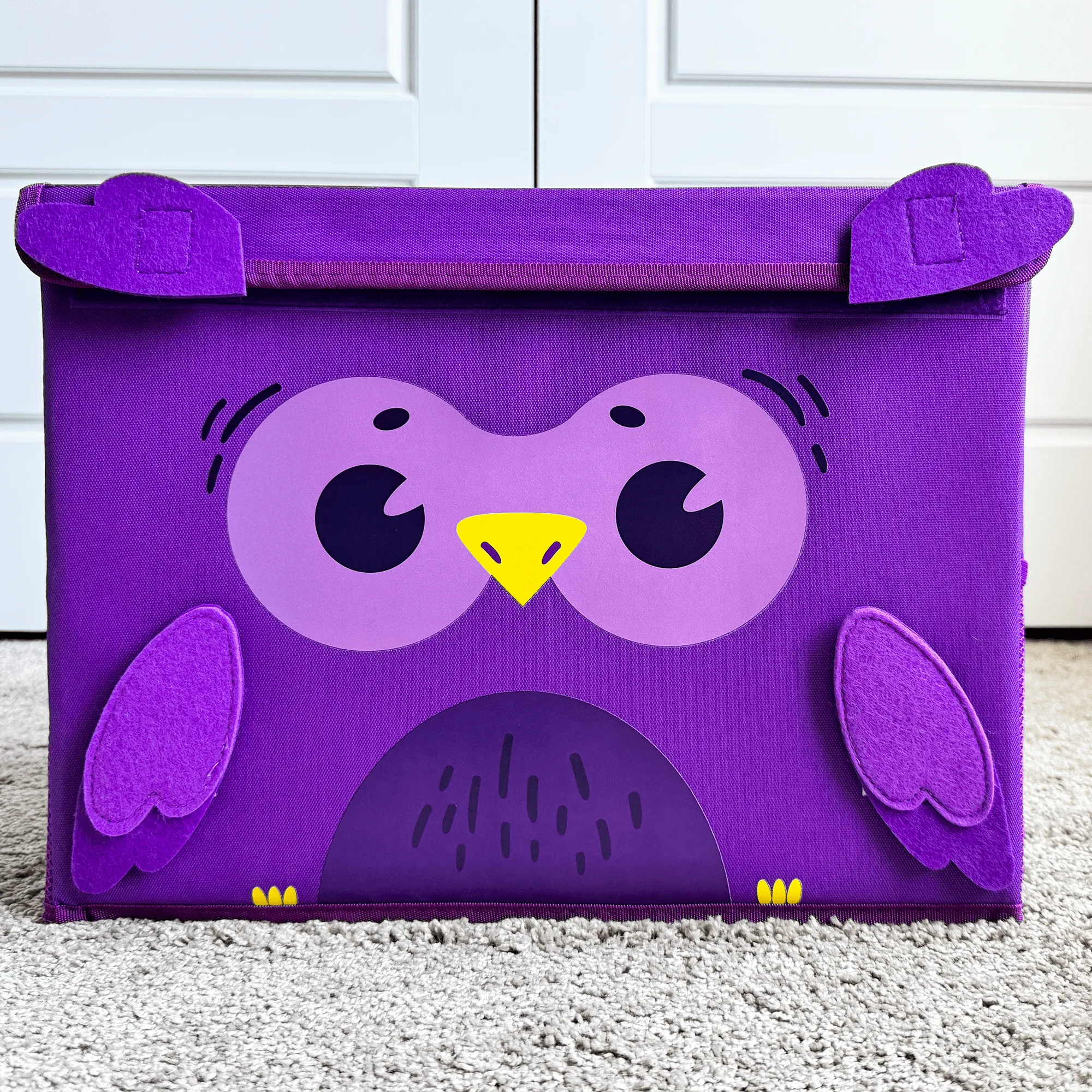 Owl Toy Storage Box for Kids | Toy Chest Organizer