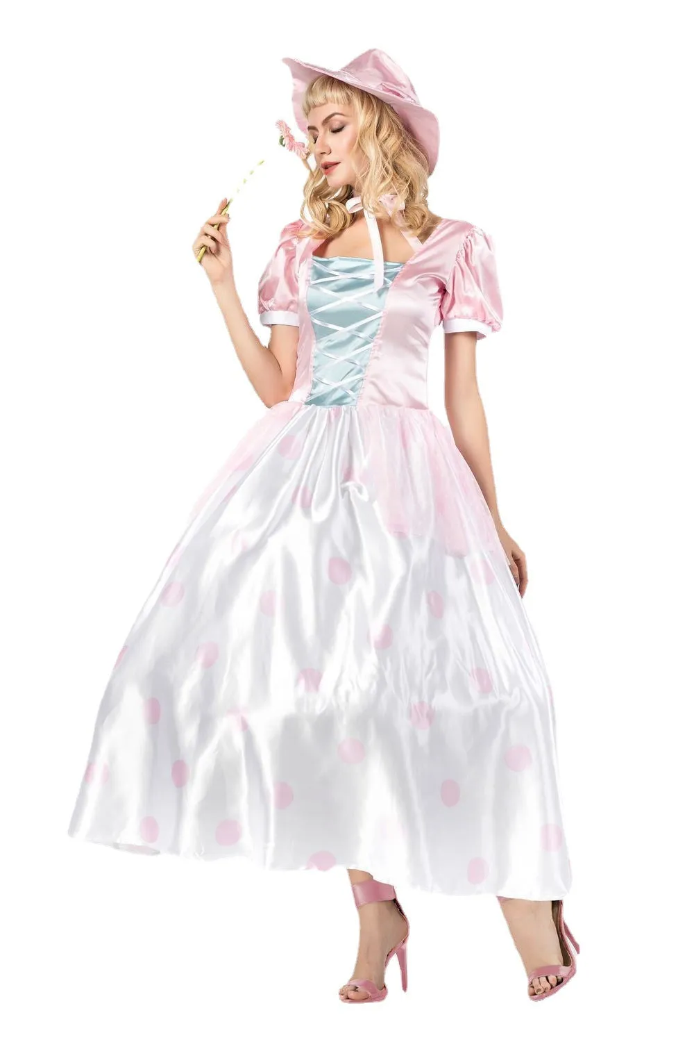Pink Toy Doll Cosplay Clothing Japanese Pink Princess Dress Shepherd Girl
