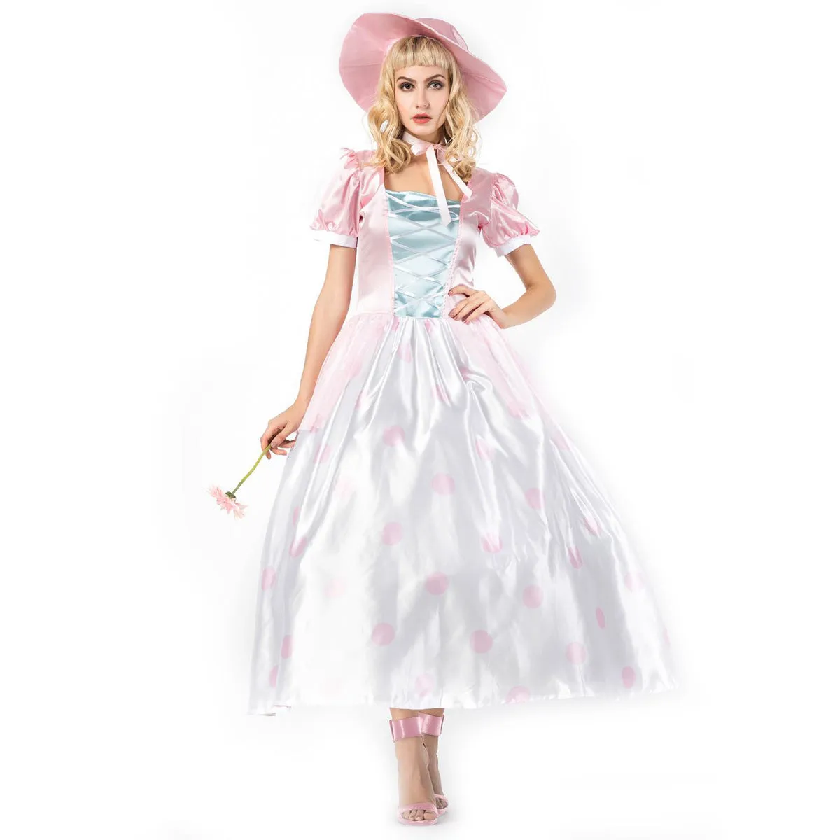 Pink Toy Doll Cosplay Clothing Japanese Pink Princess Dress Shepherd Girl