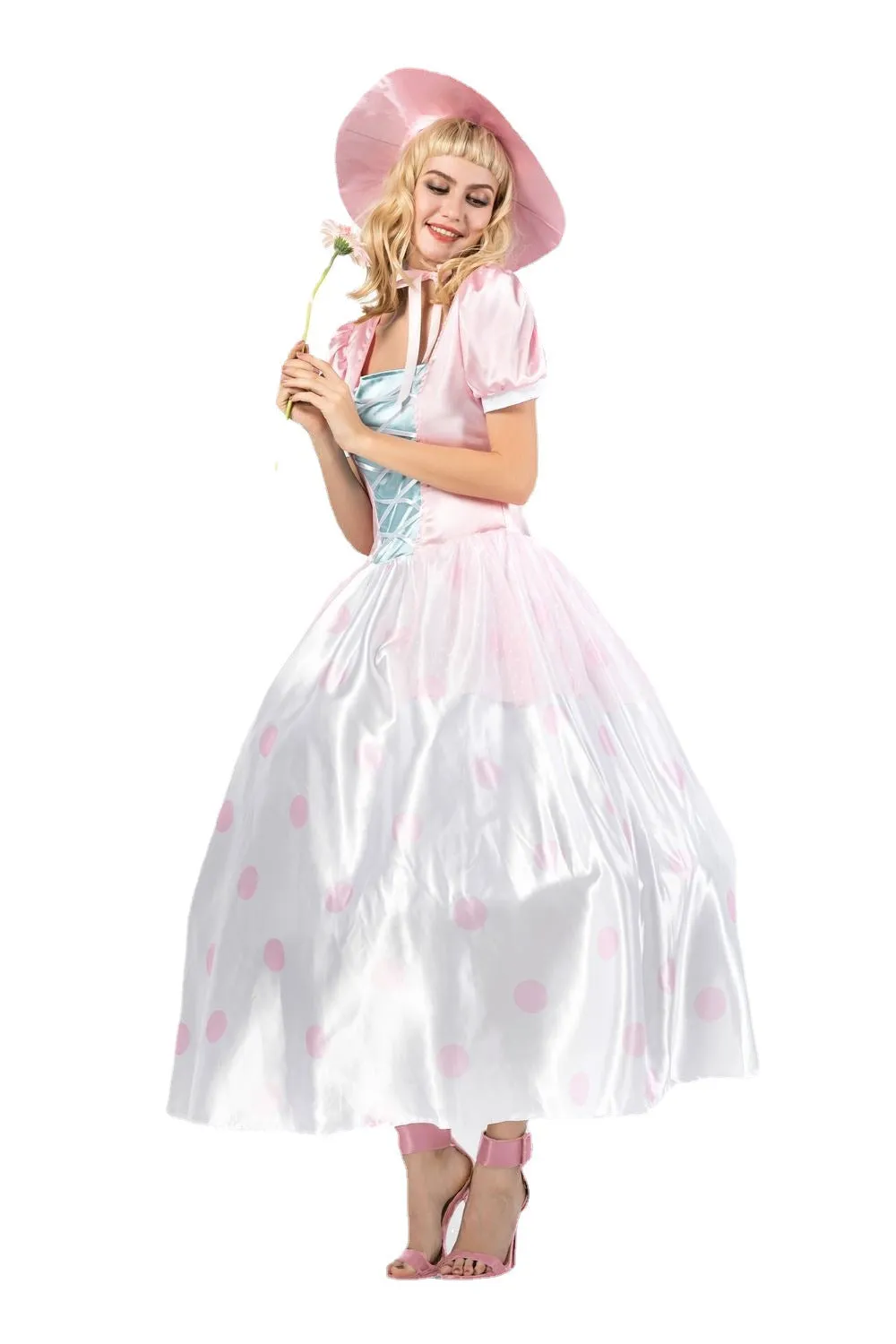 Pink Toy Doll Cosplay Clothing Japanese Pink Princess Dress Shepherd Girl