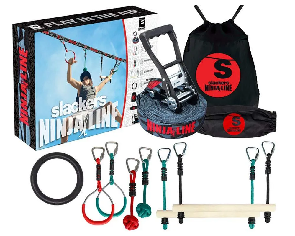 Slackers NinjaLine Mega Bundle Intro Kit   Bonus Obstacles
