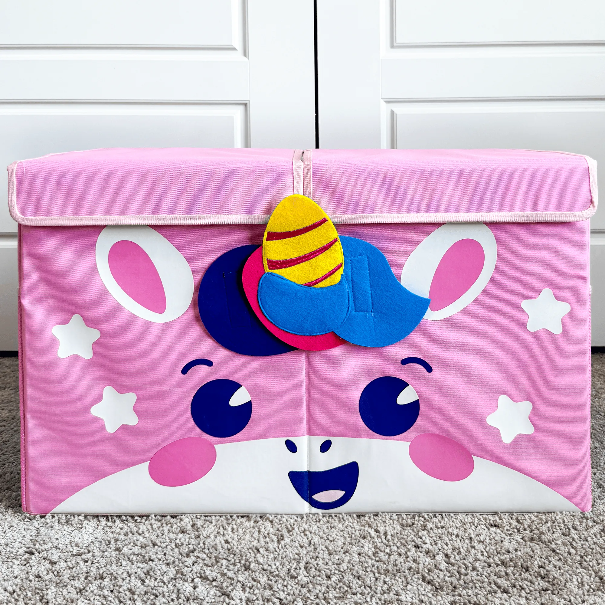 Unicorn Toy Storage Box for Kids | Toy Chest Organizer