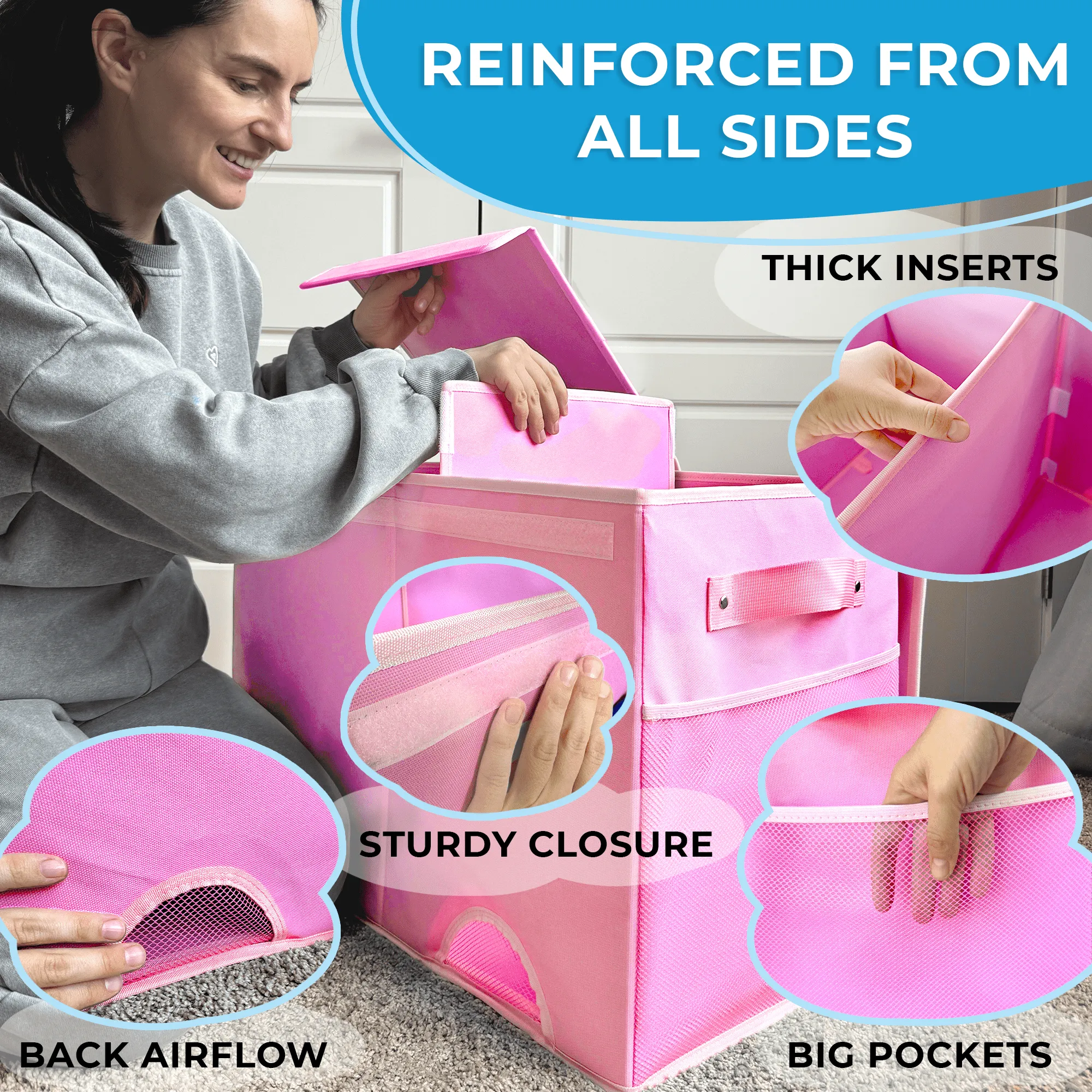 Unicorn Toy Storage Box for Kids | Toy Chest Organizer