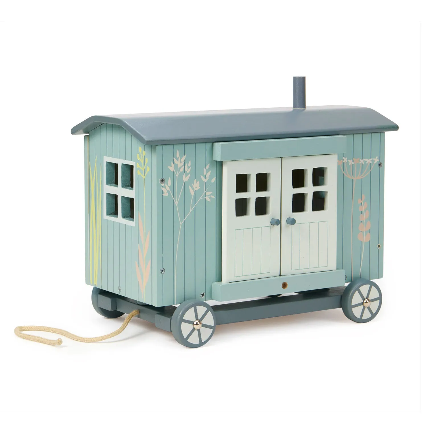 Wooden Mouse Family & House Play Set