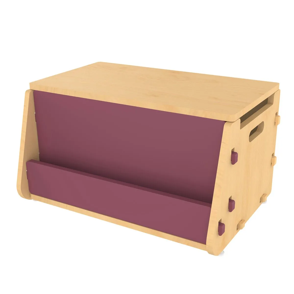 X&Y Aqua Plum Toy Chest - Pink