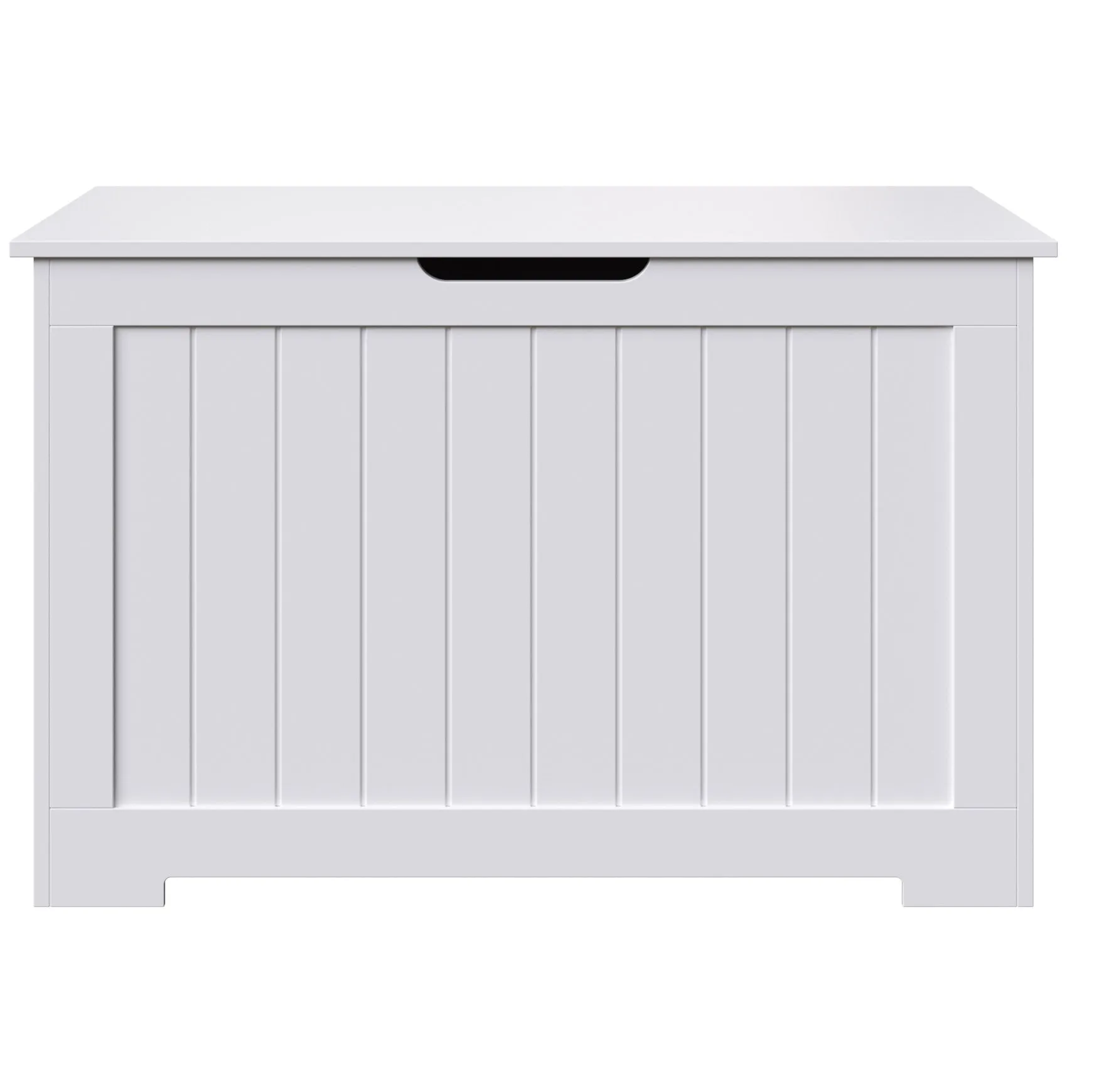 ZENY™ Lift Top Storage Cabinet Bench, Wooden Room Organizer Bin with 2 Safety Hinges